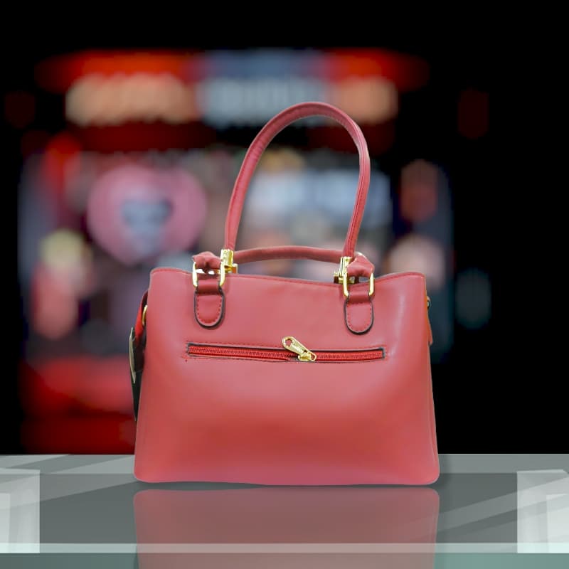 Criss-cross Top Handle Bag